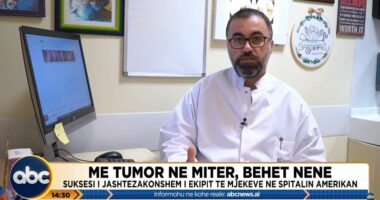 Me tumor në mitër, bëhet nënë. Sukses i jashtëzakonshëm i ekipit të mjekëve në Spitalin Amerikan