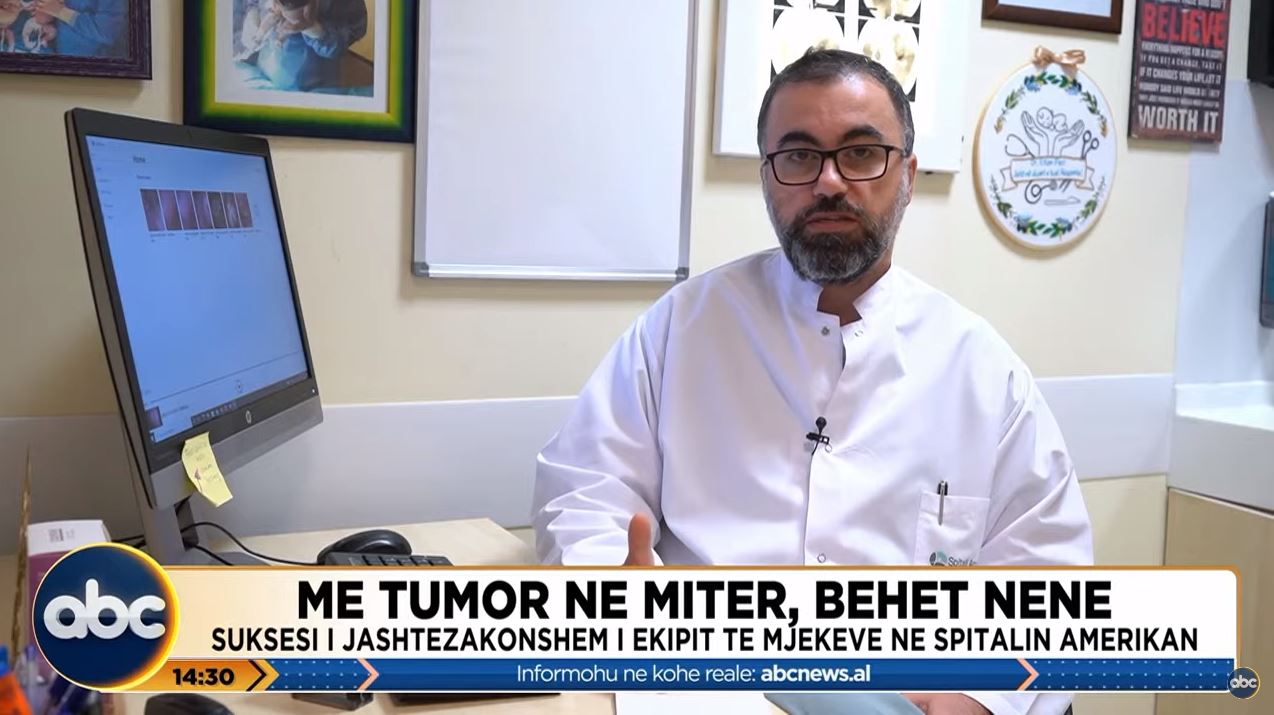 Me tumor në mitër, bëhet nënë. Sukses i jashtëzakonshëm i ekipit të mjekëve në Spitalin Amerikan