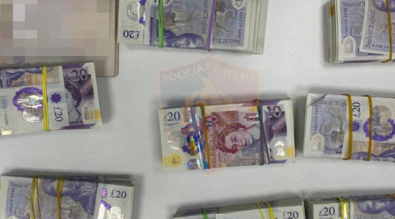 A large amount of money is seized in Rinas, 2 arrested