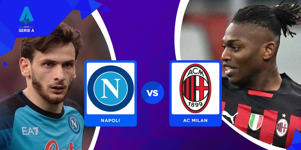 Formacionet zyrtare Napoli-Milan: Kvaratskheli përballë Leaos në “provën finale” para çerek-finales së Champions