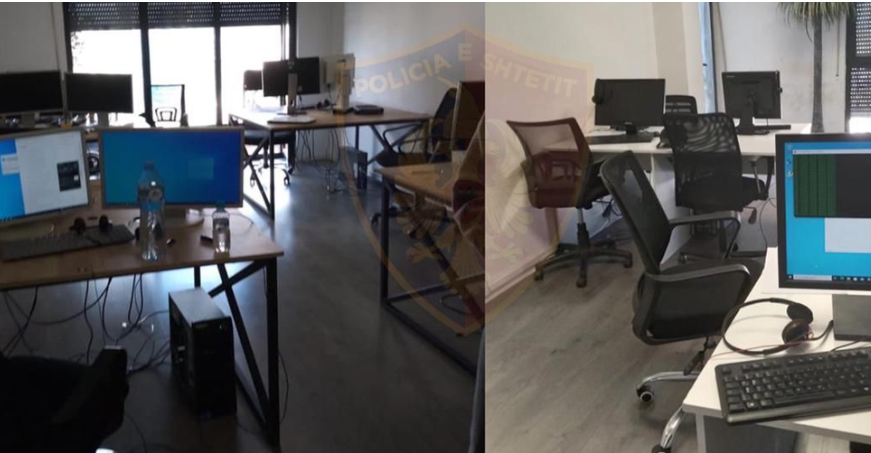 Three call center employees arrested for fraud in Tirana