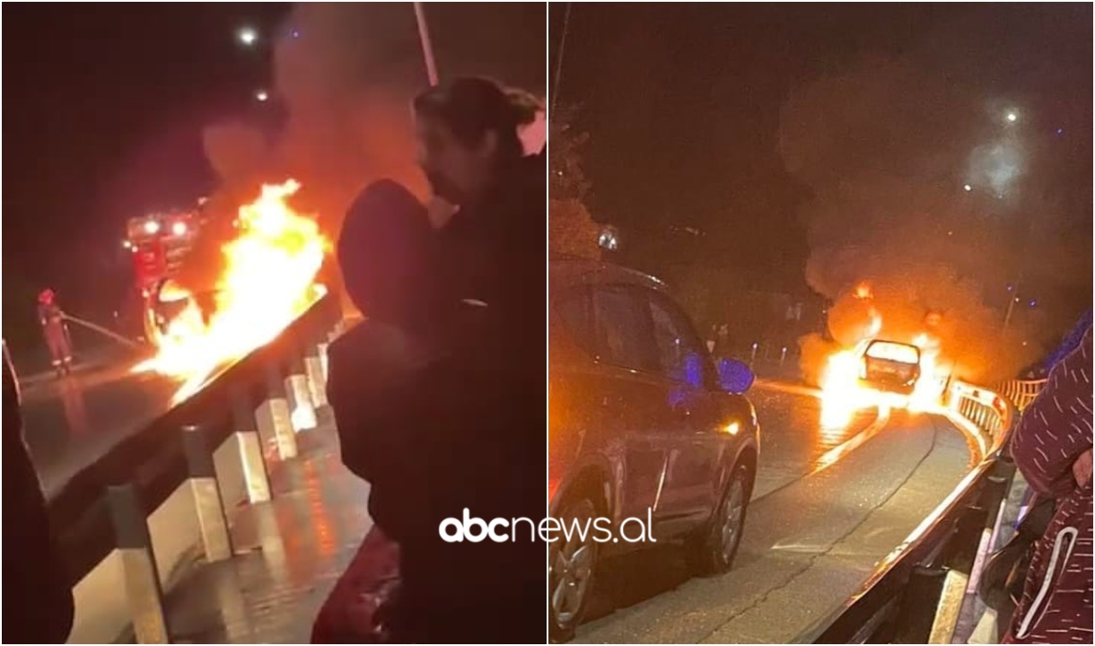 VIDEO/ Shkrumbohet makina në lëvizje në Pogradec, ja çfarë dyshohet