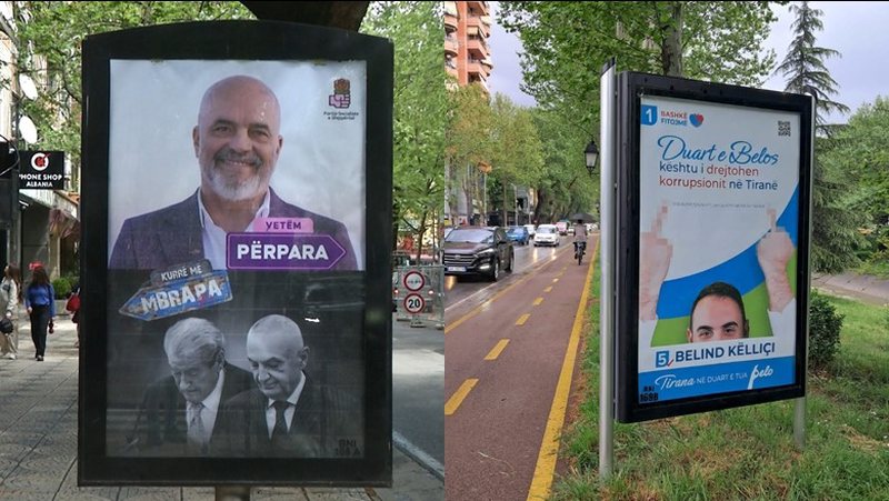KQZ: Të hiqen posterat e Këlliçit/ Celibashi: Të hiqen posterat që nuk respektojnë Kodin Zgjedhor