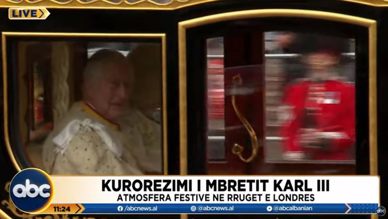 LIVE: Kurorëzimi i mbretit, Karl III dhe Kamila largohen nga Pallati Mbretëror