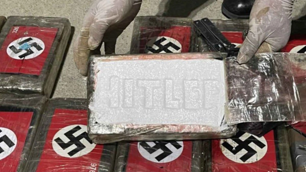 Sekuestrohen 58 kg kokainë me simbole naziste