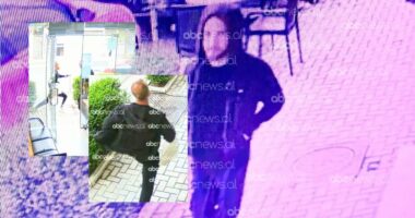Me bluzë me kapuç dhe pa e mbuluar fytyrën, dalin fotot e autorit pasi vrau me një plumb në kokë Arjan Gosën
