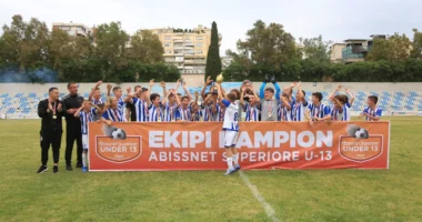 “Bardheblutë” fitojnë Kampionatin e moshave, Tirana shpallet Kampione e “Abissnet Superiore U-13”