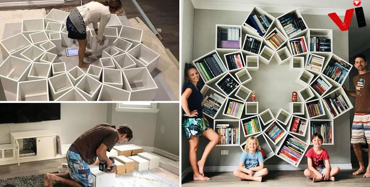Si këta prindër ndërtuan bibliotekën më interesante për fëmijët e tyre
