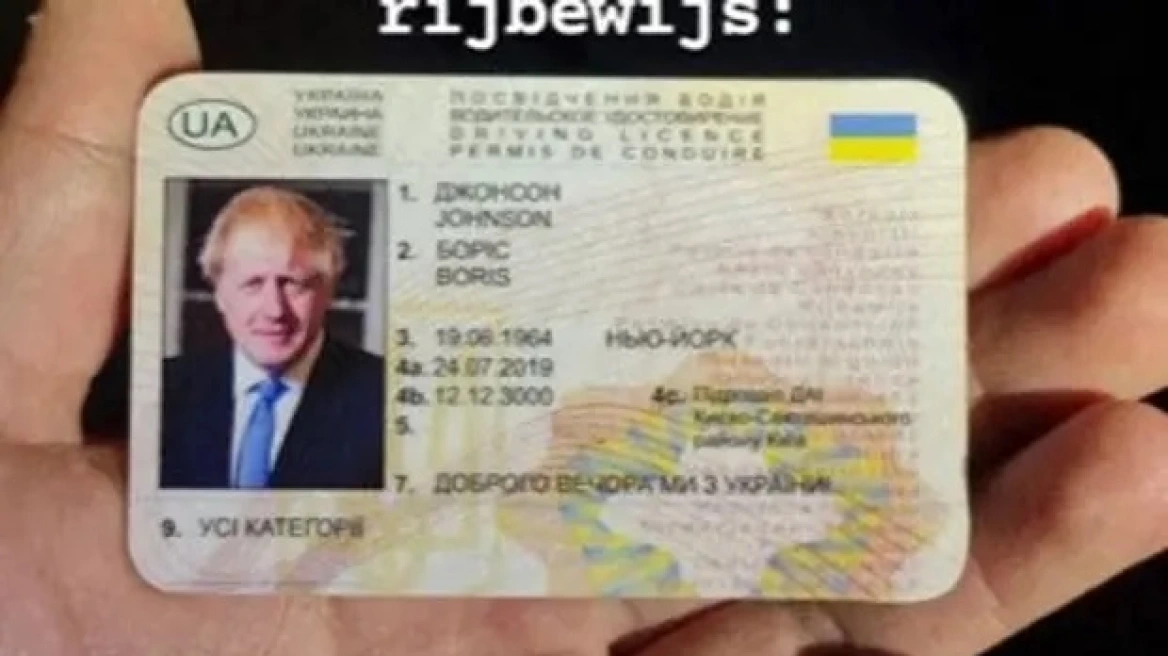 Kapet me patentë false me emrin “Boris Johnson”, arrestohet shoferi në Holandë