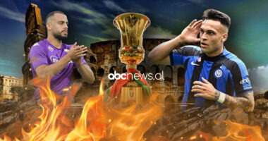 Gjith&ccedil;ka gati p&euml;r finalen e madhe, publikohen formacionet zyrtare t&euml; sfid&euml;s Fiorentina-Inter