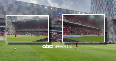 Atmosferë elektrizuese në “Air Albania”, mbushet stadiumi për derbin