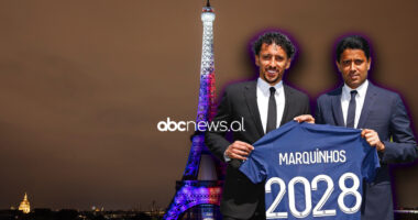 Zyrtare/ Marquinhos rinovon me Paris Saint-Germain