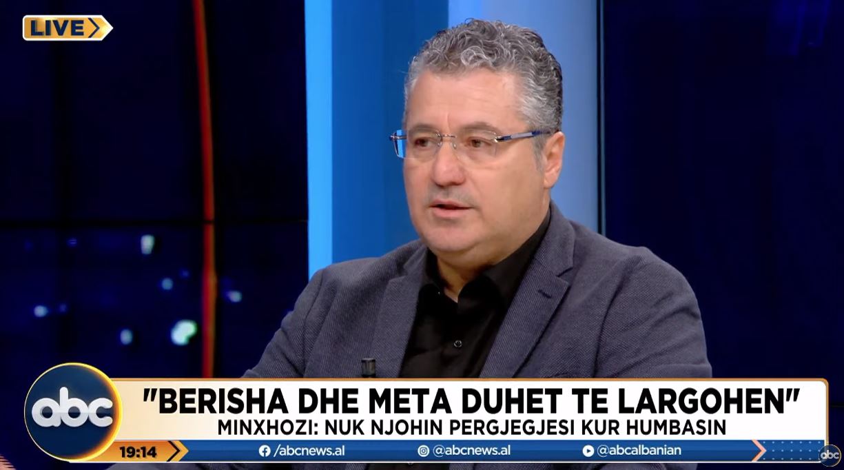 Humbja e thellë, Minxhozi: Berisha dhe Meta duhet të ishin larguar nga postet e tyre