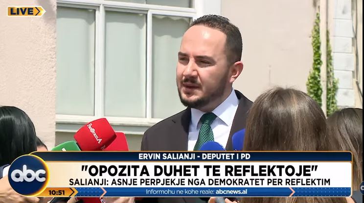 “Kush lufton për interesa personale, është turpi i opozitës”, Salianji: Nuk e marr postin e kreut të grupit parlamentar