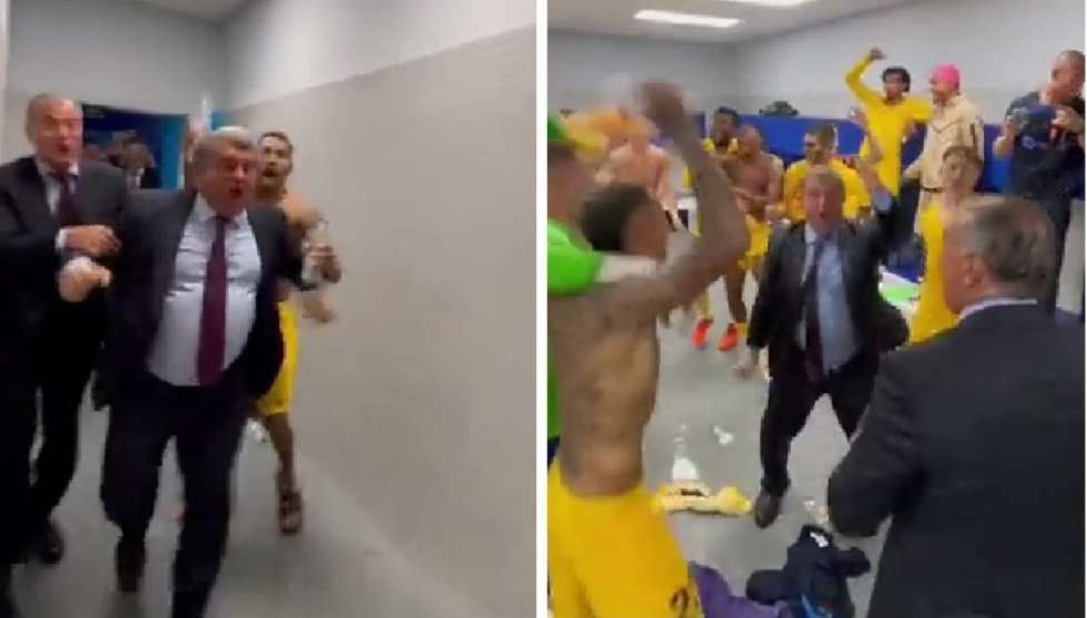 Pamje që nuk duhen humbur, festa e “çmendur” e presidentit të Barcelonës