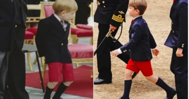 Princi Louis shfaqet me të njëjtën veshje si Princi Harry 34 vjet më parë