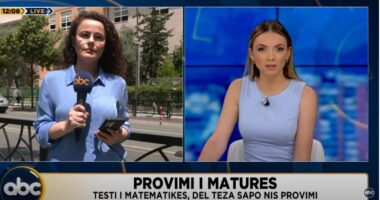 Provimi i tretë i maturës, testi i matematikes, del teza sapo nis provimi