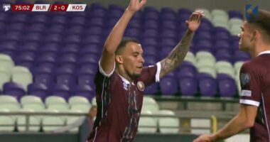 Dor&euml;zohet Kosova, Bjellorusia realizon dopiet&euml; n&euml; 2 minuta