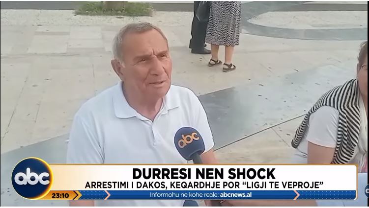 Durrësi nën shock/ Arrestimi i Dakos, keqardhje por “ligji të veprojë”