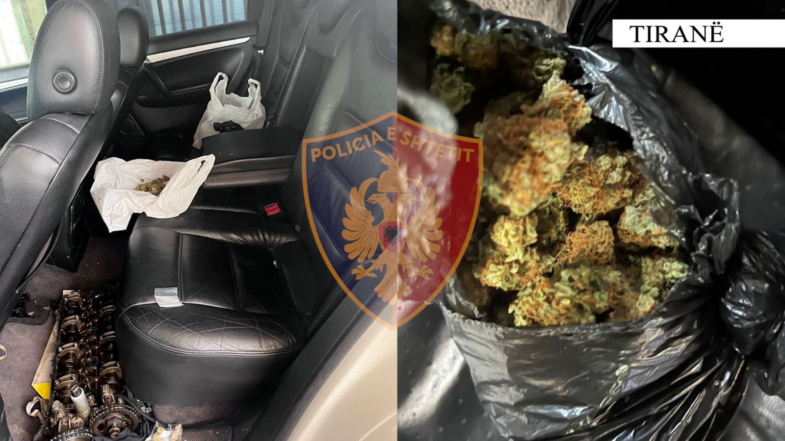 U kapën me drogë brenda makinave luksoze, pranga dy personave në Tiranë