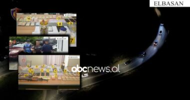 VIDEO/ Autokolonë makinash policie drejt Elbasanit, publikohen pamjet e megaoparacionit