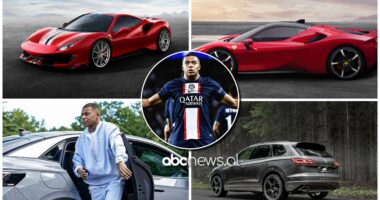 Nga Volkswagen në Ferrari, koleksioni i makinave të Kylian Mbappe