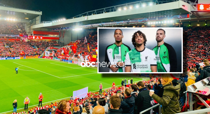 FOTO/ Liverpool prezanton fanellën e veçantë jashtë fushe për sezonin 2023/24