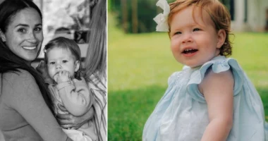 Meghan dhe Herri e kanë mbajtur hermetik imazhin e së bijës, si duket Lilibeta në kopshtin e familjes