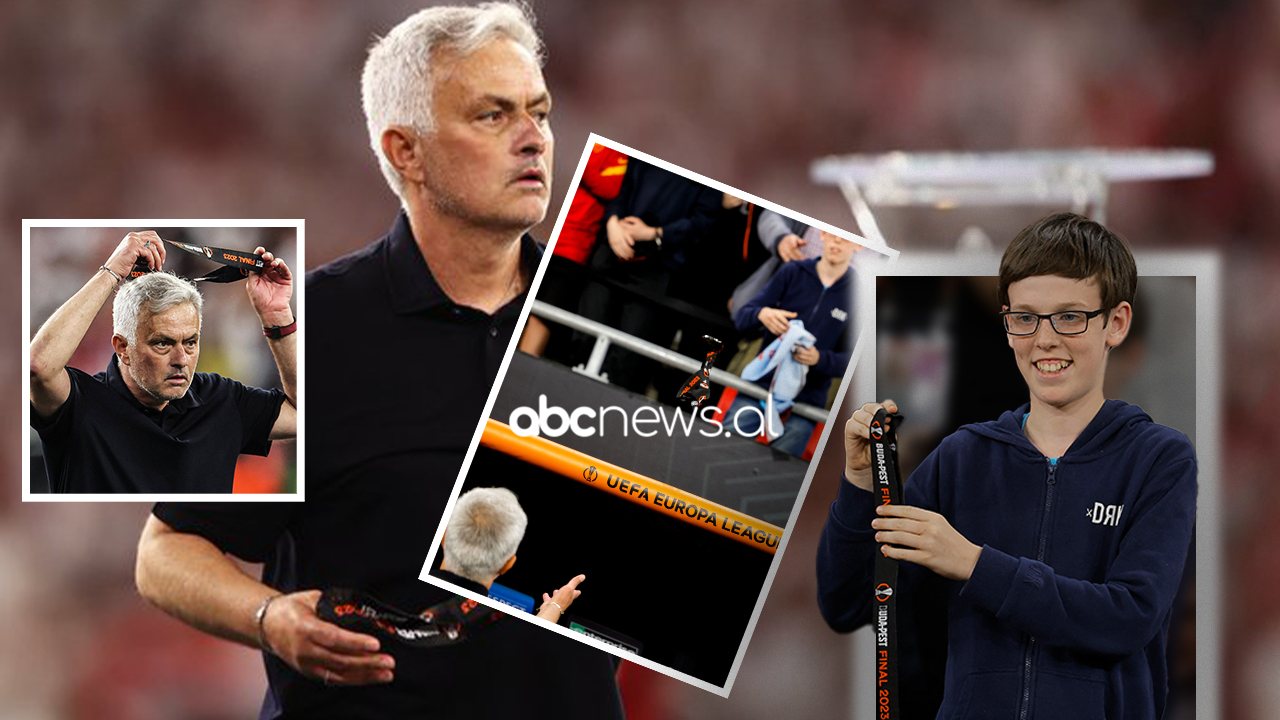 VIDEO/ “Nuk i dua të argjendta”, Mourinho i dhuron medaljen tifozit në tribunë