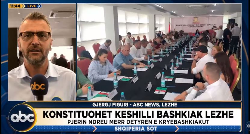 Konstituohet Këshilli Bashkiak në Lezhë, pritet betimi i kryetarit Pjerin Ndreu