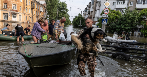 Shpërthimi i digës, Mbretëria e Bashkuar miraton 16 milionë paund ndihmë humanitare për Ukrainën