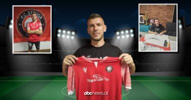 ZYRTARE/ Vangjel Zguro firmos me kampionët shqiptar në Maqedoninë e Veriut