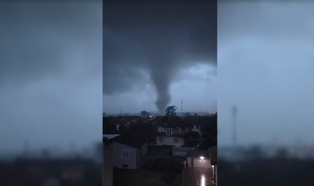 Merr gjithçka përpara, pamje dramatike nga tornado në Itali