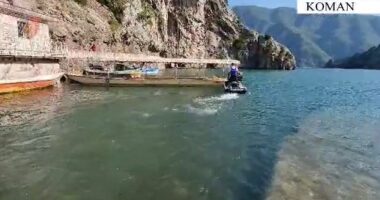 Shkodër/ Kontrolle në liqenin e Komanit dhe lumin e Shalës, bllokohen 1 anije, 13 varka e 5 skafe