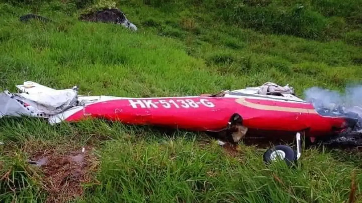 Gjashtë të vdekur nga rrëzimi i avionit në Kolumbi, mes tyre 5 politikanë