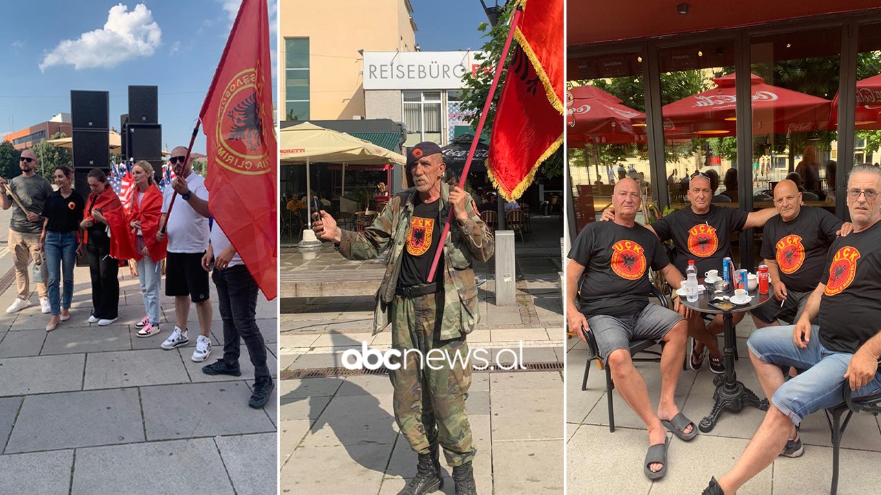 FOTO/ Veteranë, simbole e flamuj të UÇK dhe SHBA: Kjo është situata në Prishtinë pak para nisjes së protestës