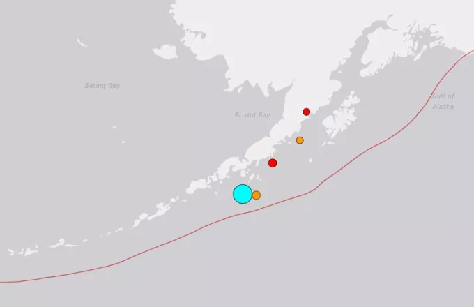 Një tërmet me magnitudë 7.2 godet Gadishullin e Alaskës
