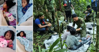 Mbijetuan për 40 ditë në xhungël, 4 fëmijët dalin nga spitali në gjendje të mirë shëndetësore