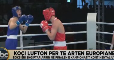 Koçi lufton për të artën europiane, boksieri shqiptar arrin në finalen e kampionatit kontinental U-16