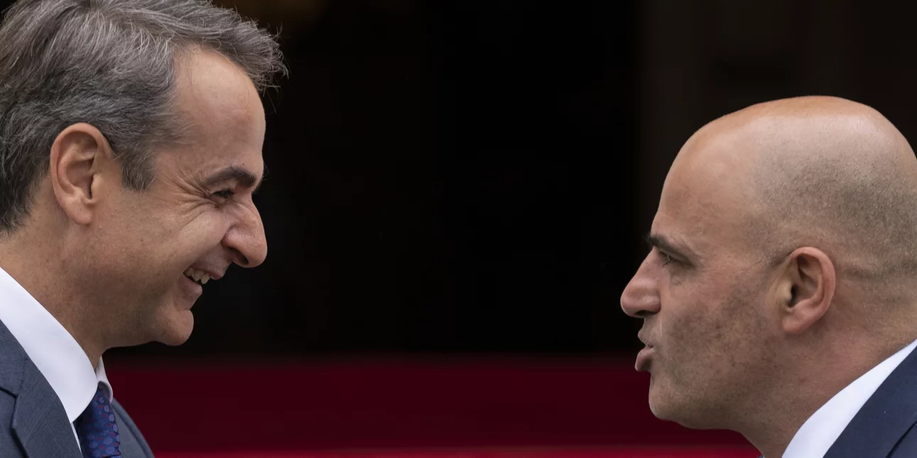 Mitsotakis takohet me kryeministrin e Maqedonisë së Veriut: Në fokus thellimi i marrëdhënieve dypalëshe