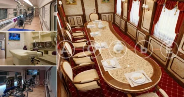 Me Spa dhe salla fitnesi/ Brenda trenit të blinduar të Putinit që do t’u kushtojë taksapaguesve rusë 75 milionë dollarë