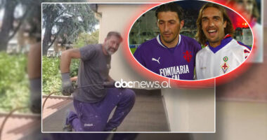 Kthesa e jetës së ish-sulmuesit të Fiorentinës/ Nga “bomberi” i futbollit italian, në murator