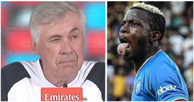 “Ai është një nga më të fortët në Evropë”, Ancelotti shpjegoi pse Reali nuk iu bashkua luftës për Osimhen