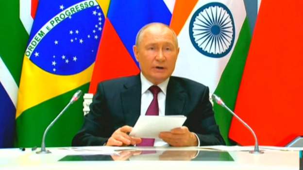 Samiti i BRICS, Putin fajëson Perëndimin për luftën në Ukrainë