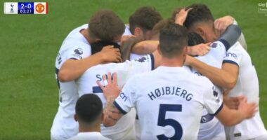 Tottenham shokon Man United