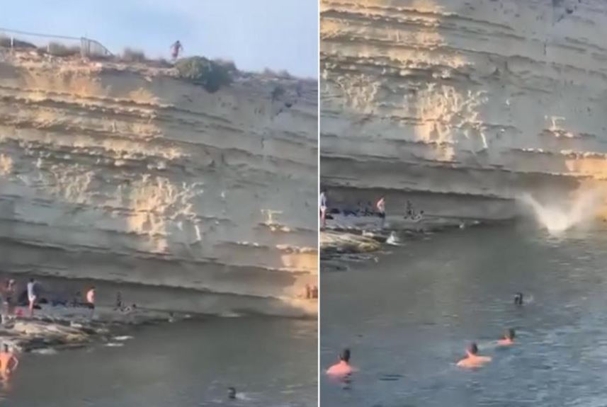 VIDEO/ Shqiptari hidhet nga shkëmbi në ujë në Maltë, plagoset rëndë