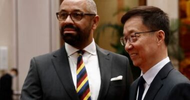 Sekretari i Jashtëm britanik takohet me zëvendëspresidentin e Kinës   