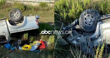 VIDEO/ Aksident në autostradën Vlorë-Fier/ Makina përplaset me motomjetin