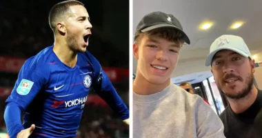 Eden Hazard u pa n&euml; Stamford Bridge p&euml;rpara ndeshjes me Liverpool