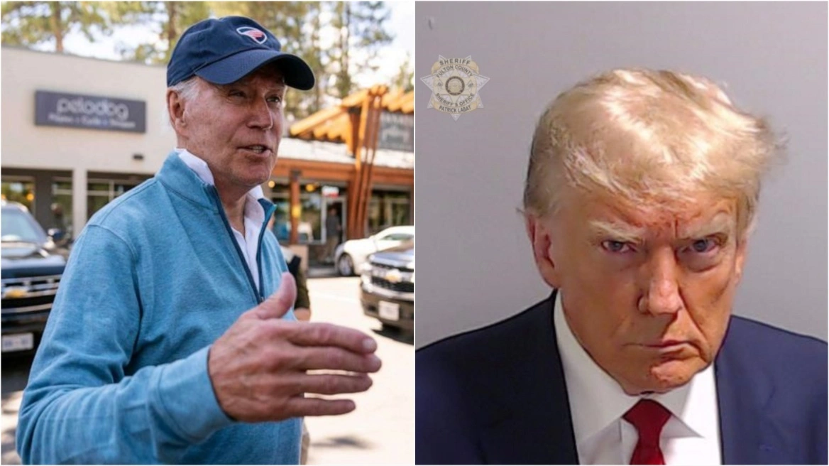 “Njeri i pashëm”, Biden ‘tallet’ me foton e arrestimit të Trump